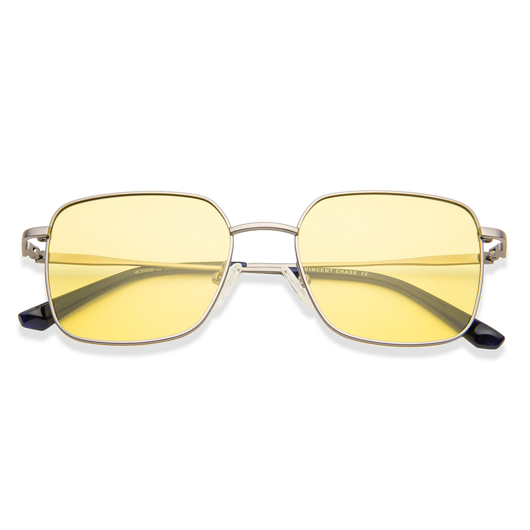 Vincent Chase Online Gunmetal Full Rim Rectangle right side