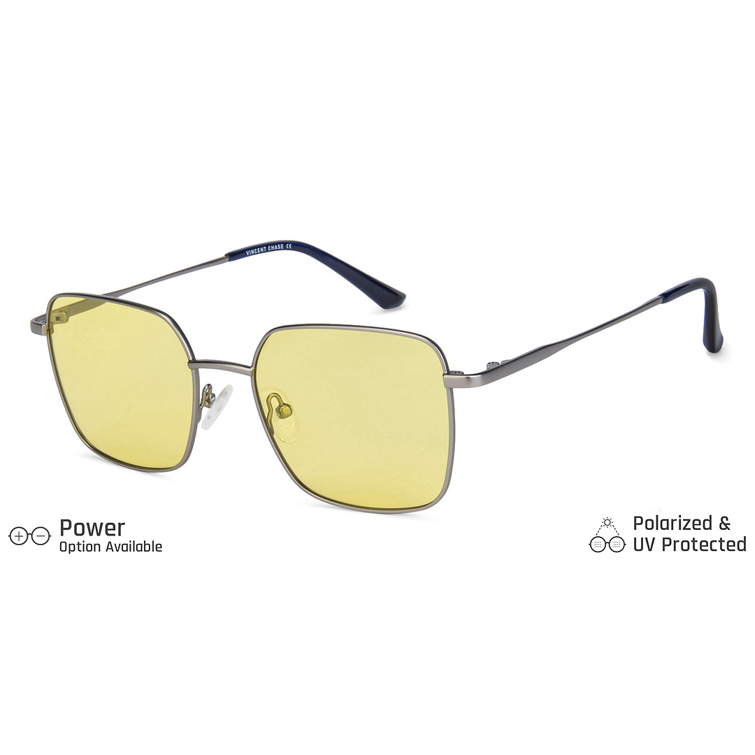 Vincent Chase Online Gunmetal Full Rim Rectangle right side