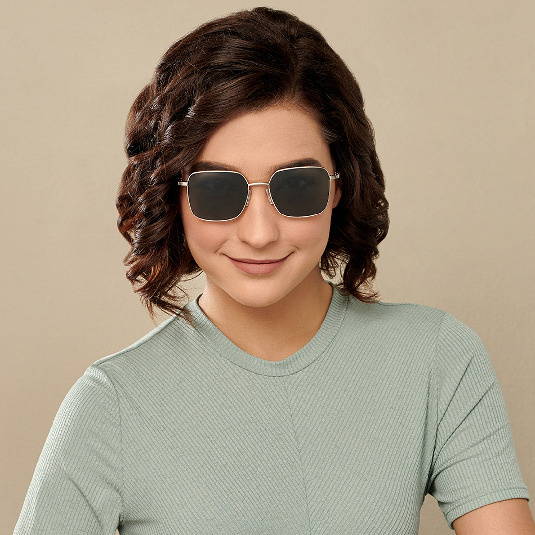 Vincent Chase Online Silver Full Rim Rectangle left side