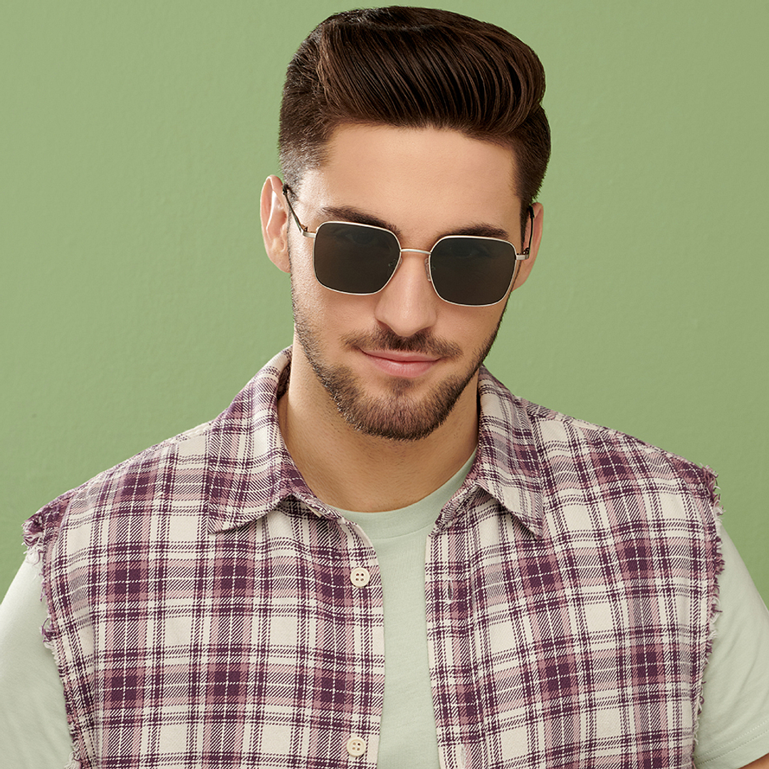 Vincent Chase Online Silver Full Rim Rectangle right side