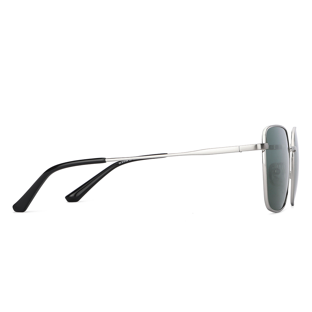 Vincent Chase Online Silver Full Rim Rectangle left side