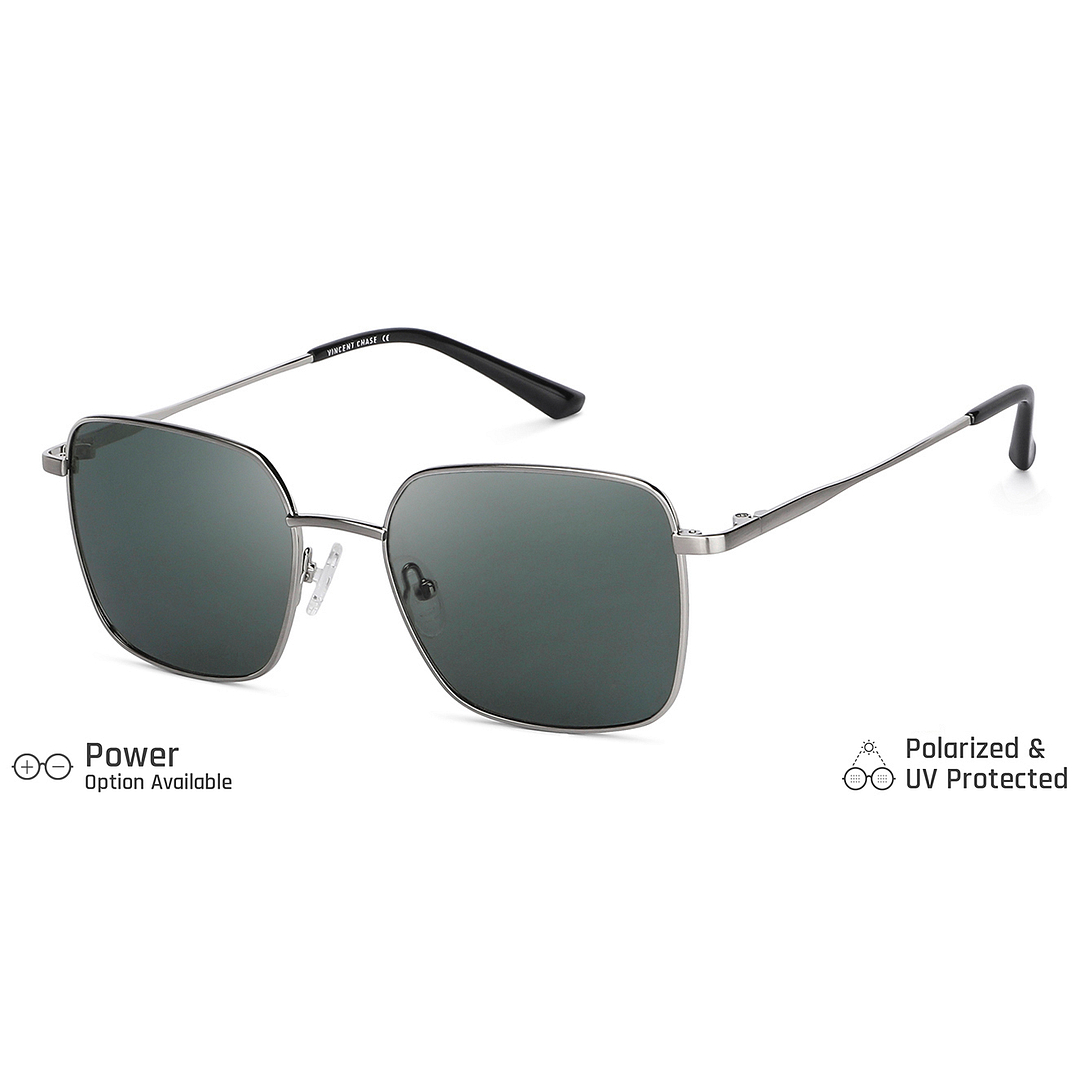 Vincent Chase Online Silver Full Rim Rectangle right side