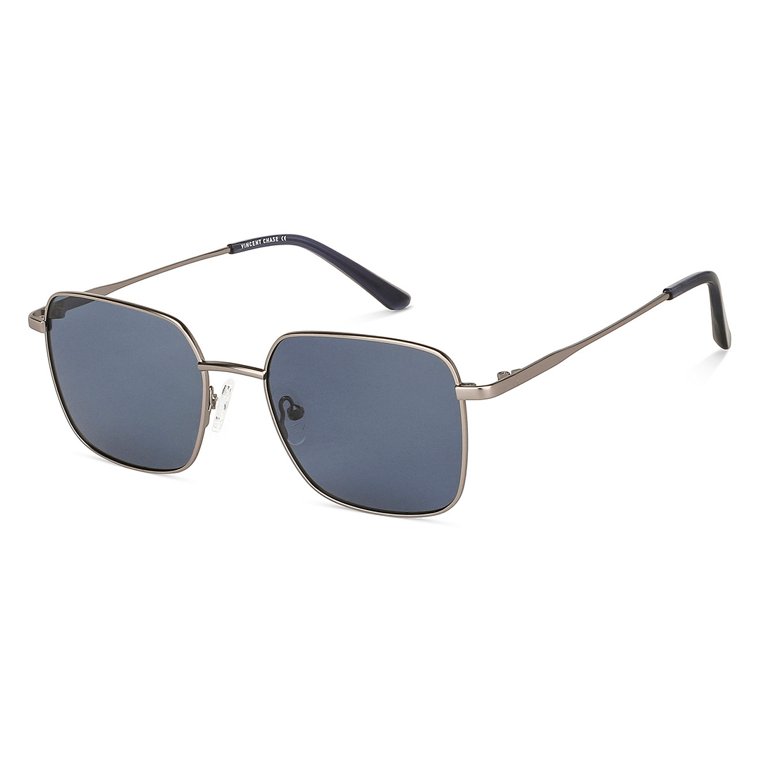 Vincent Chase Online Gunmetal Full Rim Rectangle right side