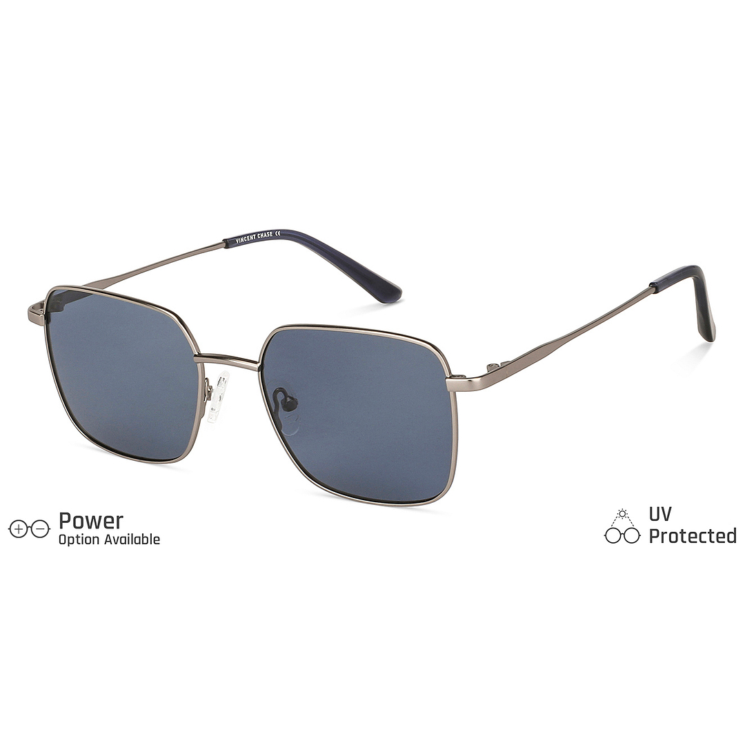 Vincent Chase Online Gunmetal Full Rim Rectangle right side