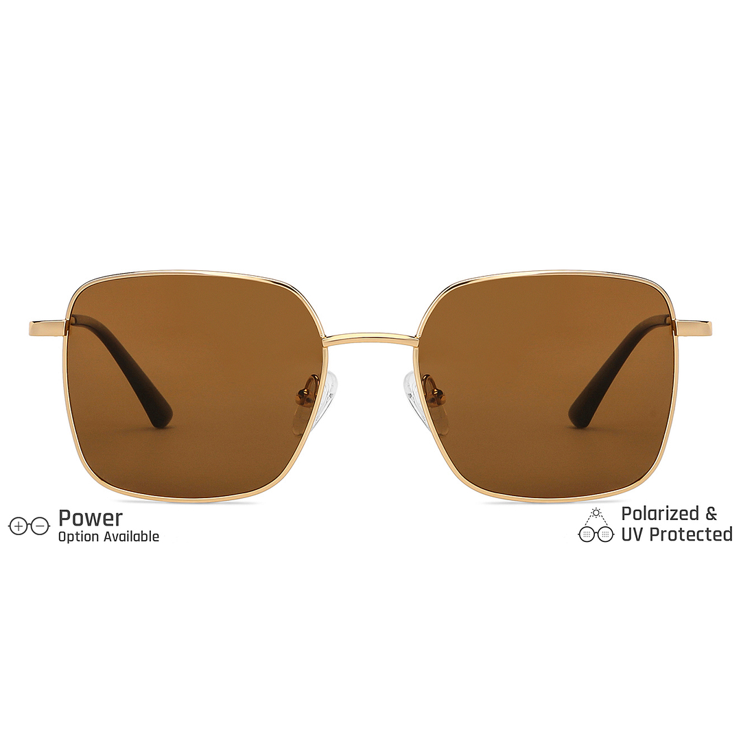 Vincent Chase Online Gold Full Rim Rectangle left side