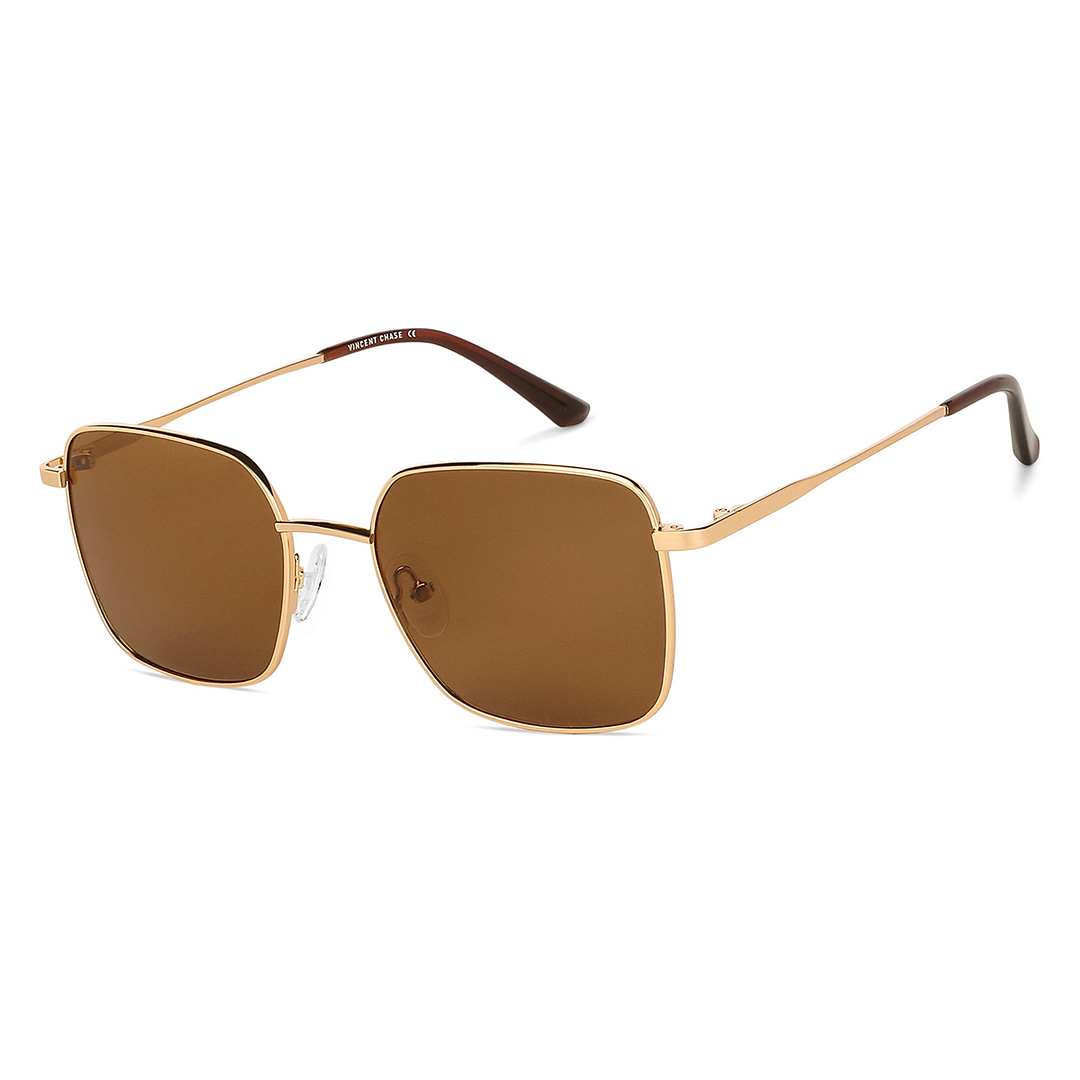 Vincent Chase Online Gold Full Rim Rectangle left side