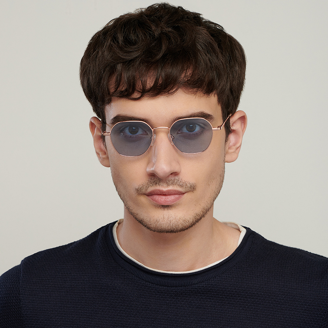 Vincent Chase Online Gold Full Rim Geometric right side
