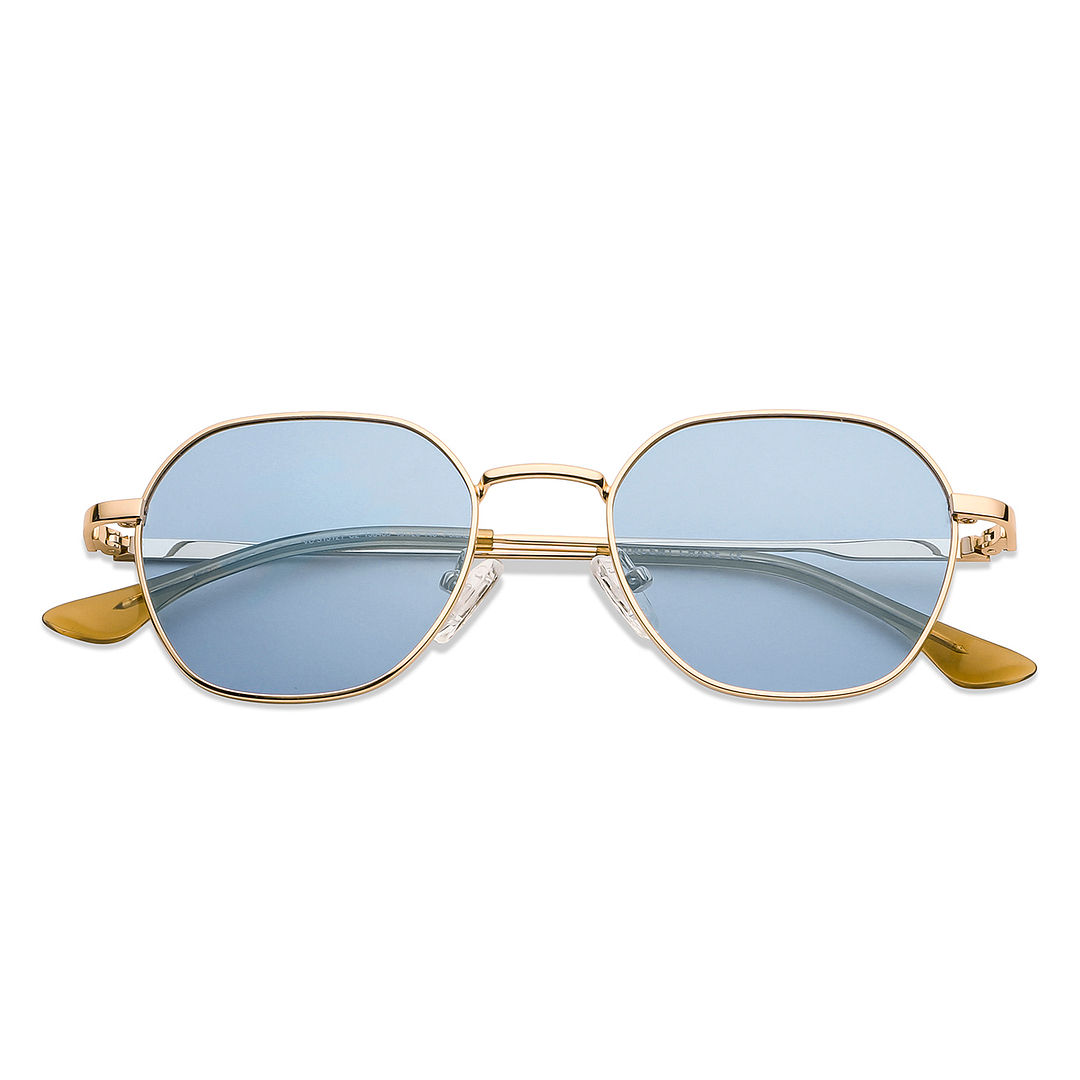 Vincent Chase Online Gold Full Rim Geometric left side