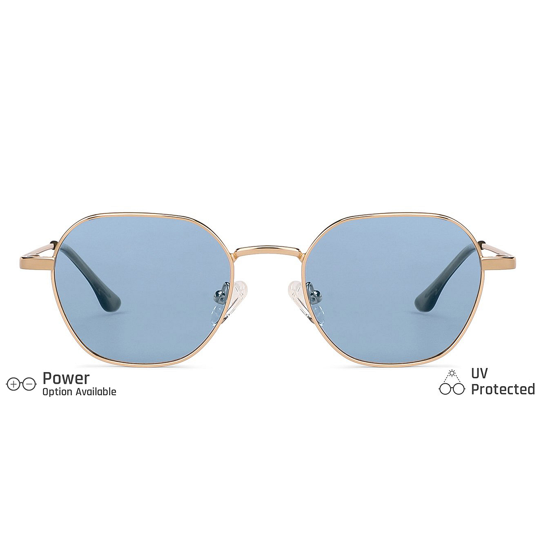 Vincent Chase Online Gold Full Rim Geometric left side