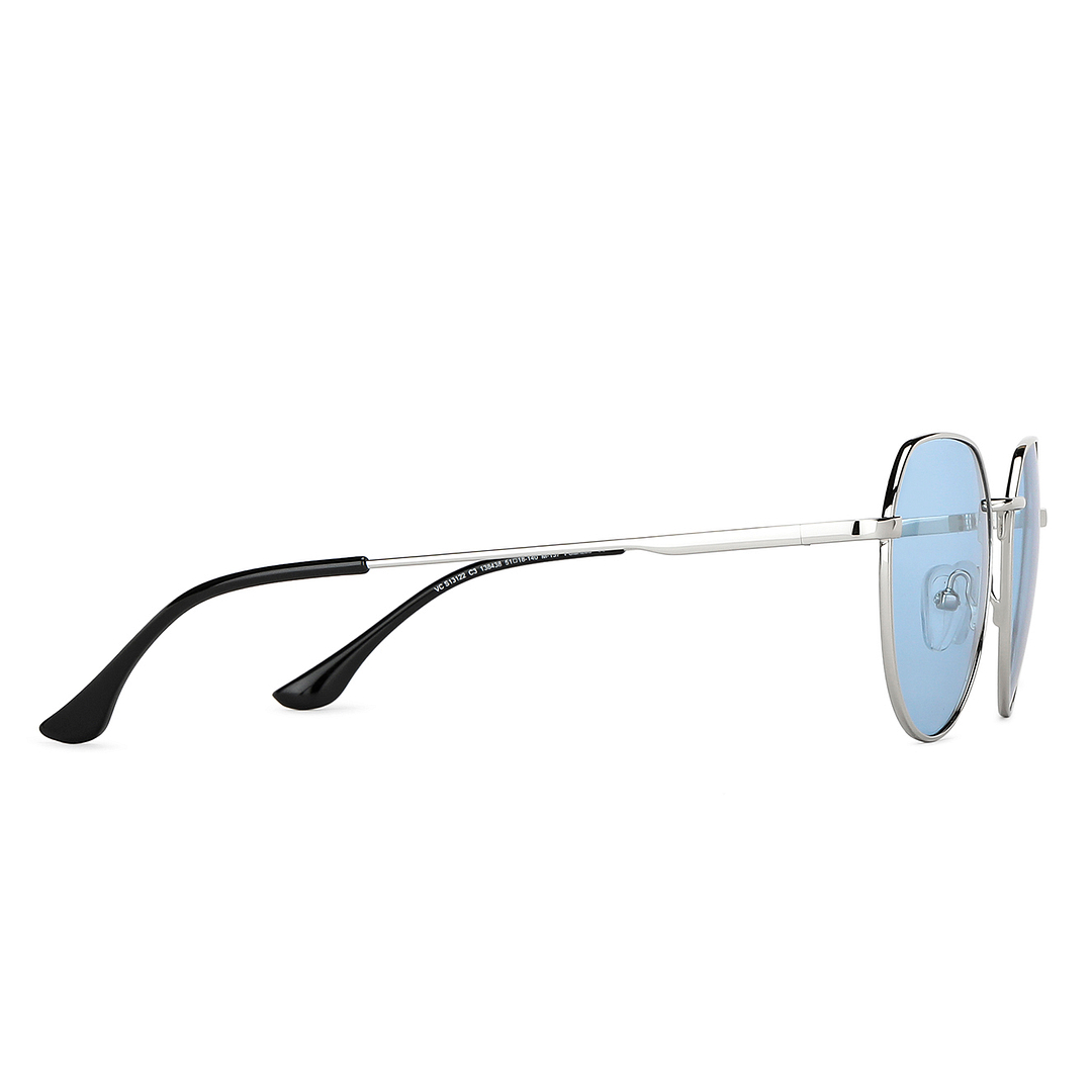 Vincent Chase Online Silver Full Rim Geometric right side