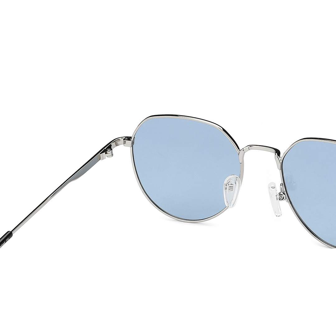 Vincent Chase Online Silver Full Rim Geometric left side