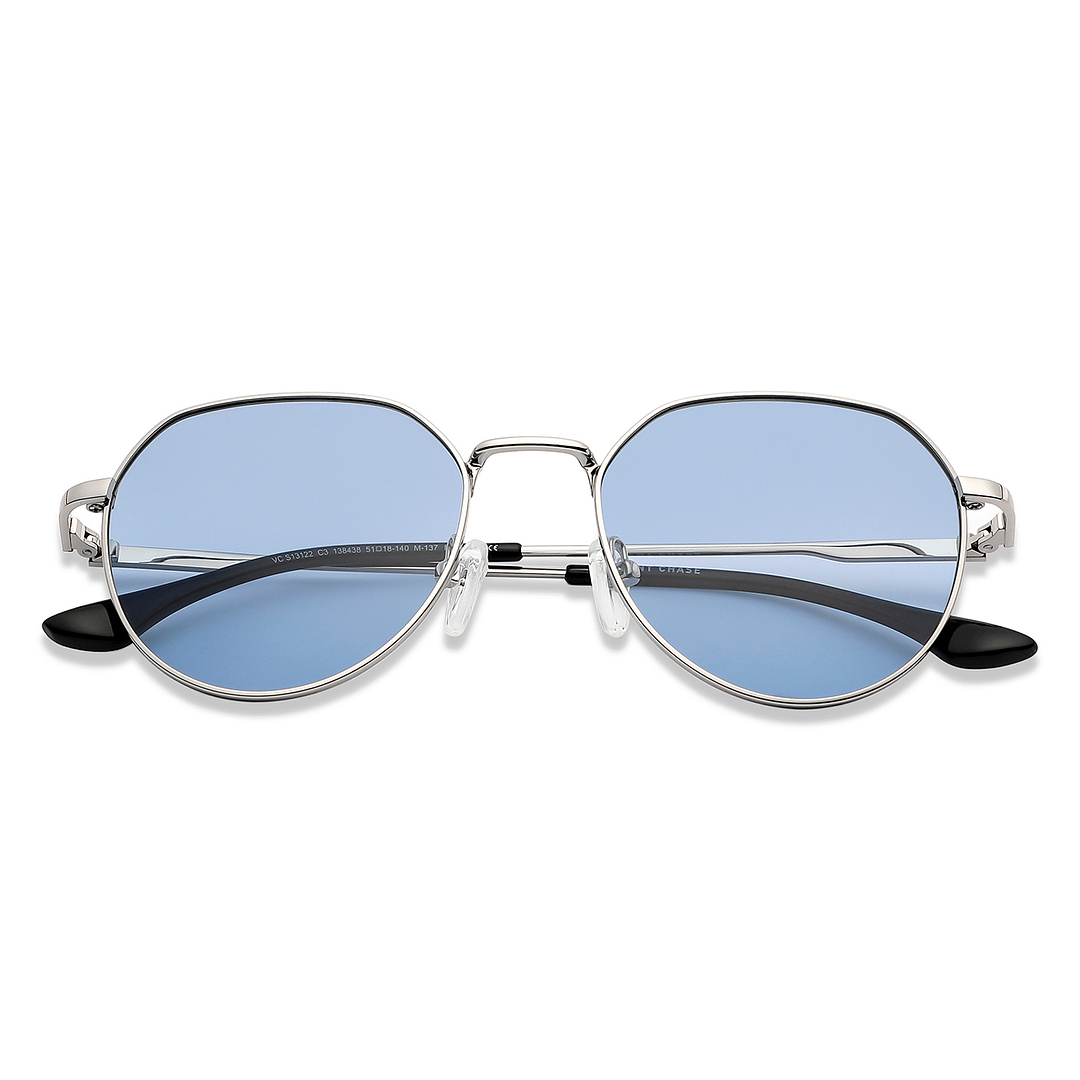 Vincent Chase Online Silver Full Rim Geometric right side