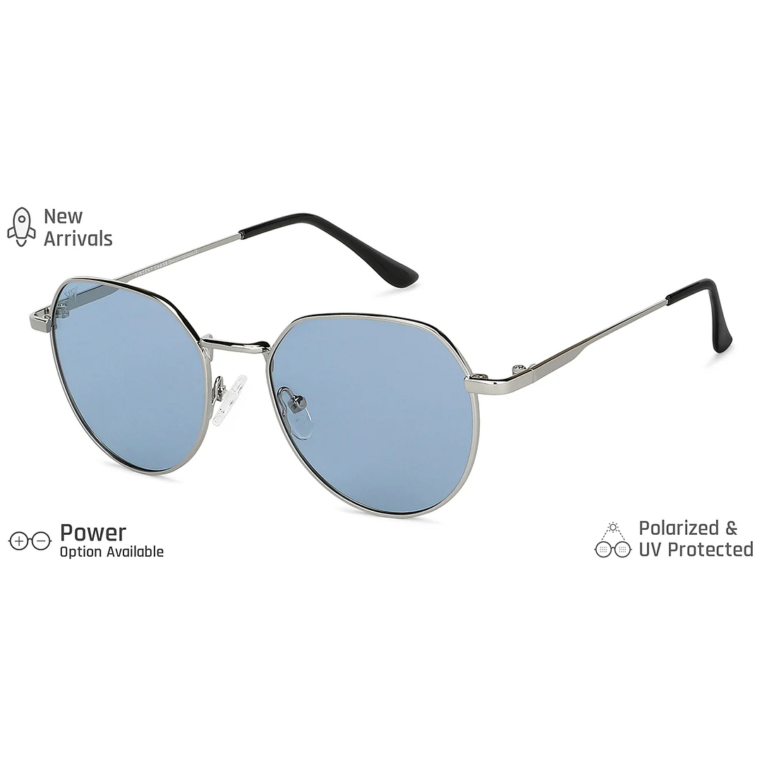 Vincent Chase Online Silver Full Rim Geometric right side