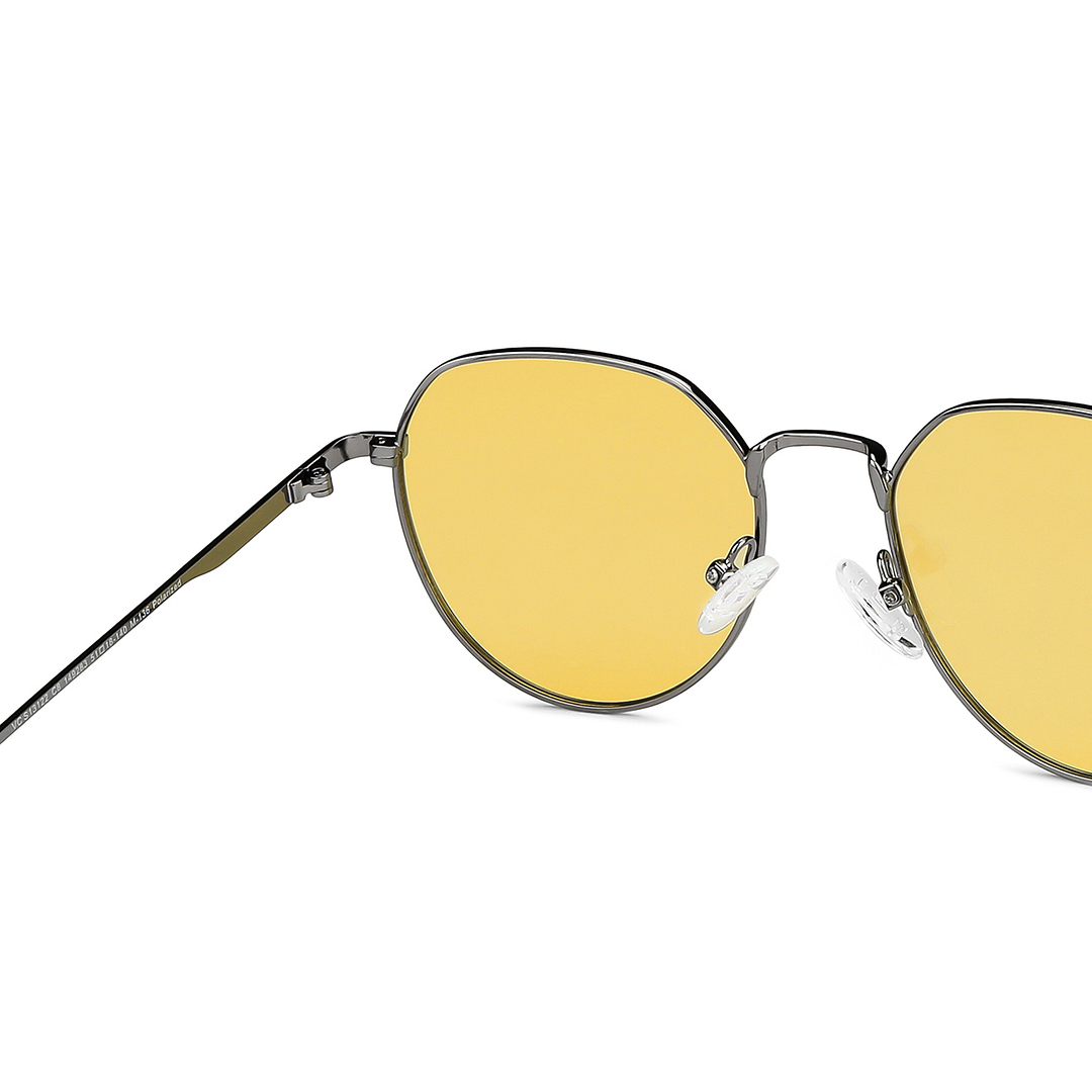 Vincent Chase Online Gunmetal Full Rim Geometric right side