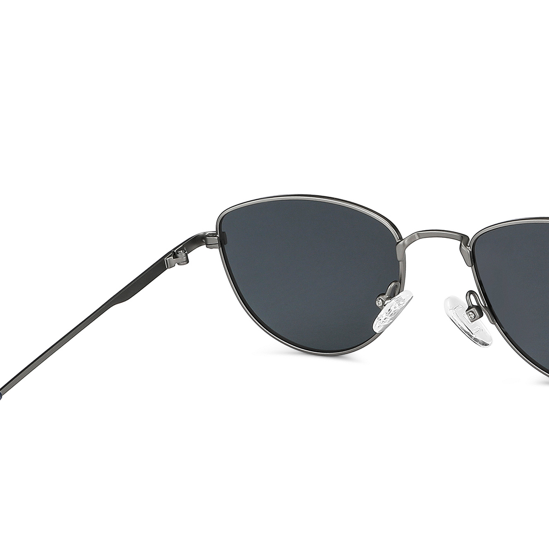 Vincent Chase Online Gunmetal Full Rim Cat Eye right side
