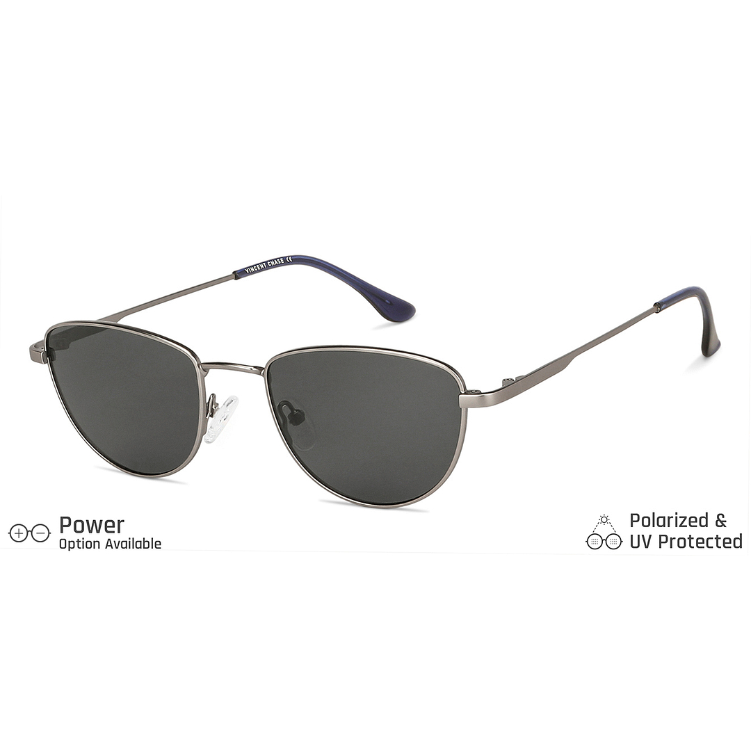 Vincent Chase Online Gunmetal Full Rim Cat Eye right side