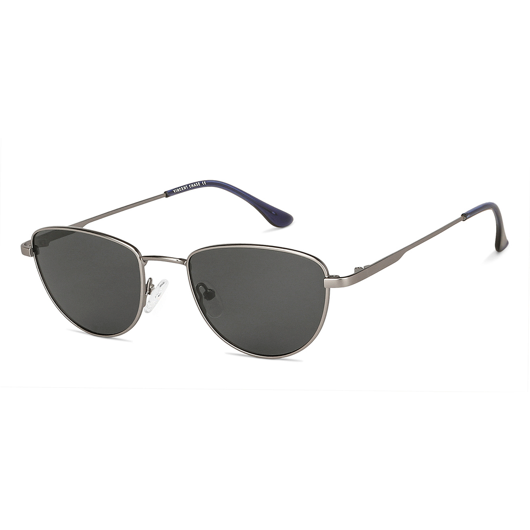 Vincent Chase Online Gunmetal Full Rim Cat Eye right side