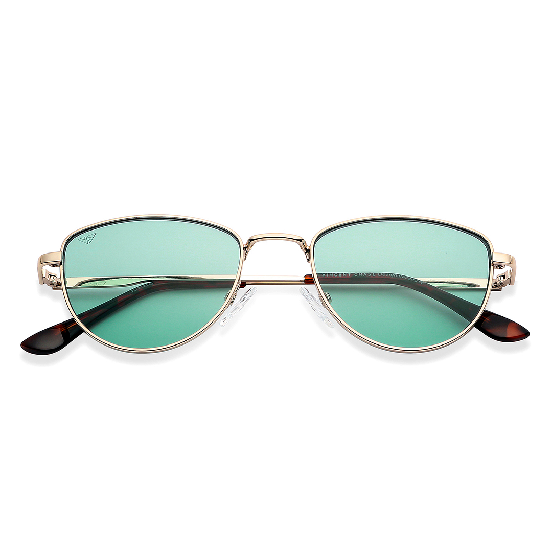 Vincent Chase Online Gold Full Rim Cat Eye left side