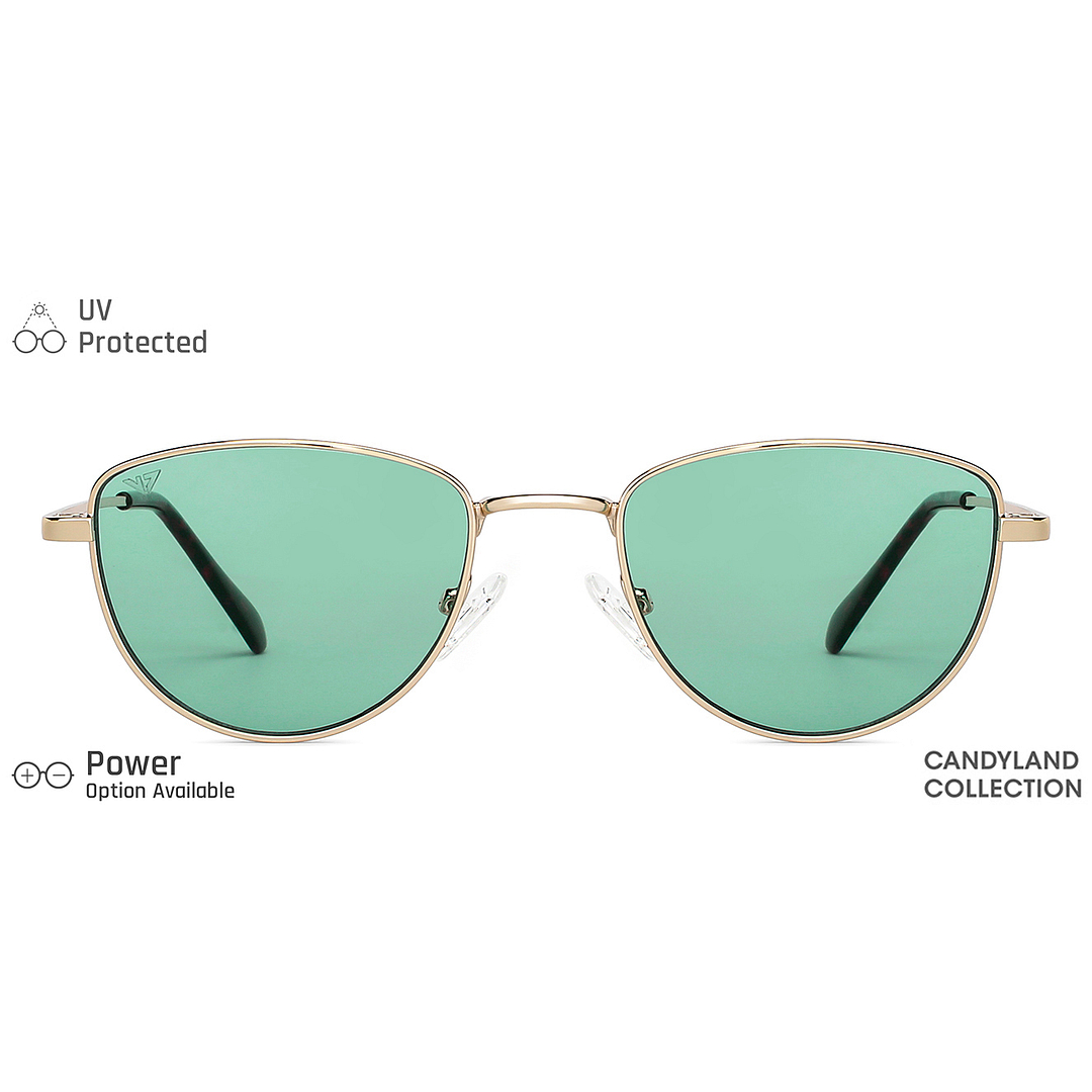 Vincent Chase Online Gold Full Rim Cat Eye left side