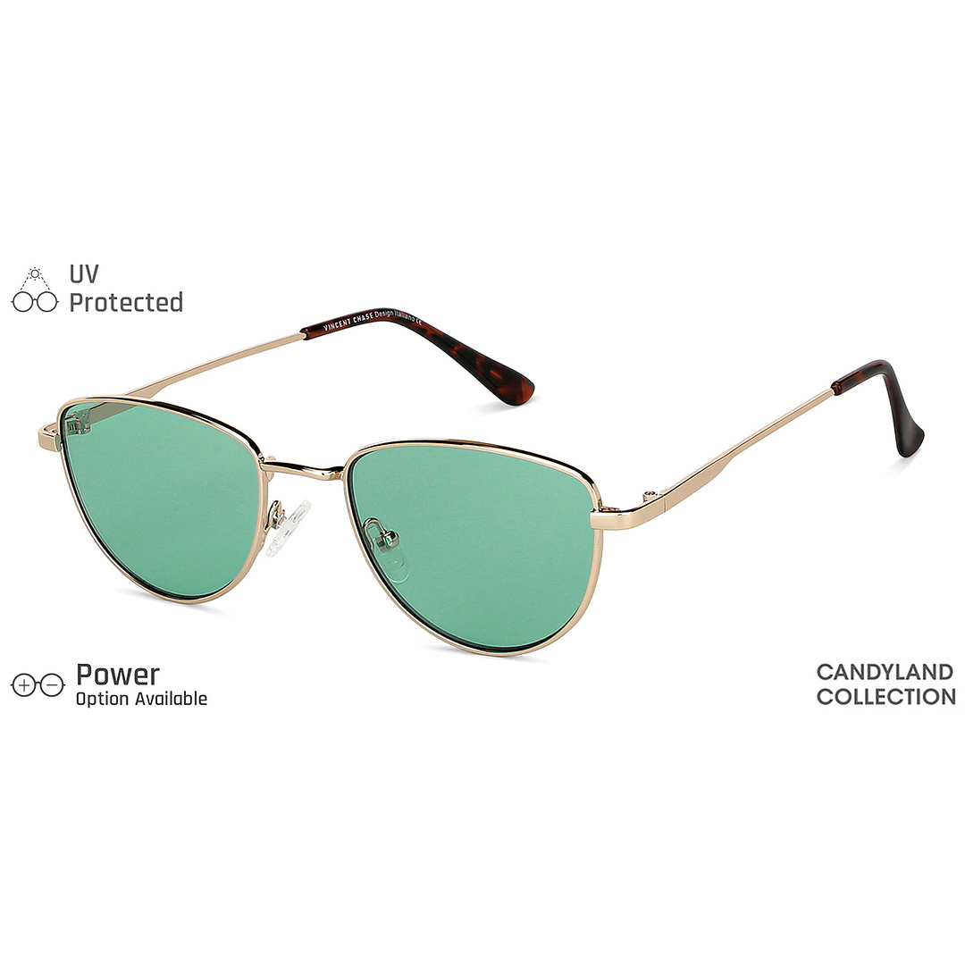 Vincent Chase Online Gold Full Rim Cat Eye right side