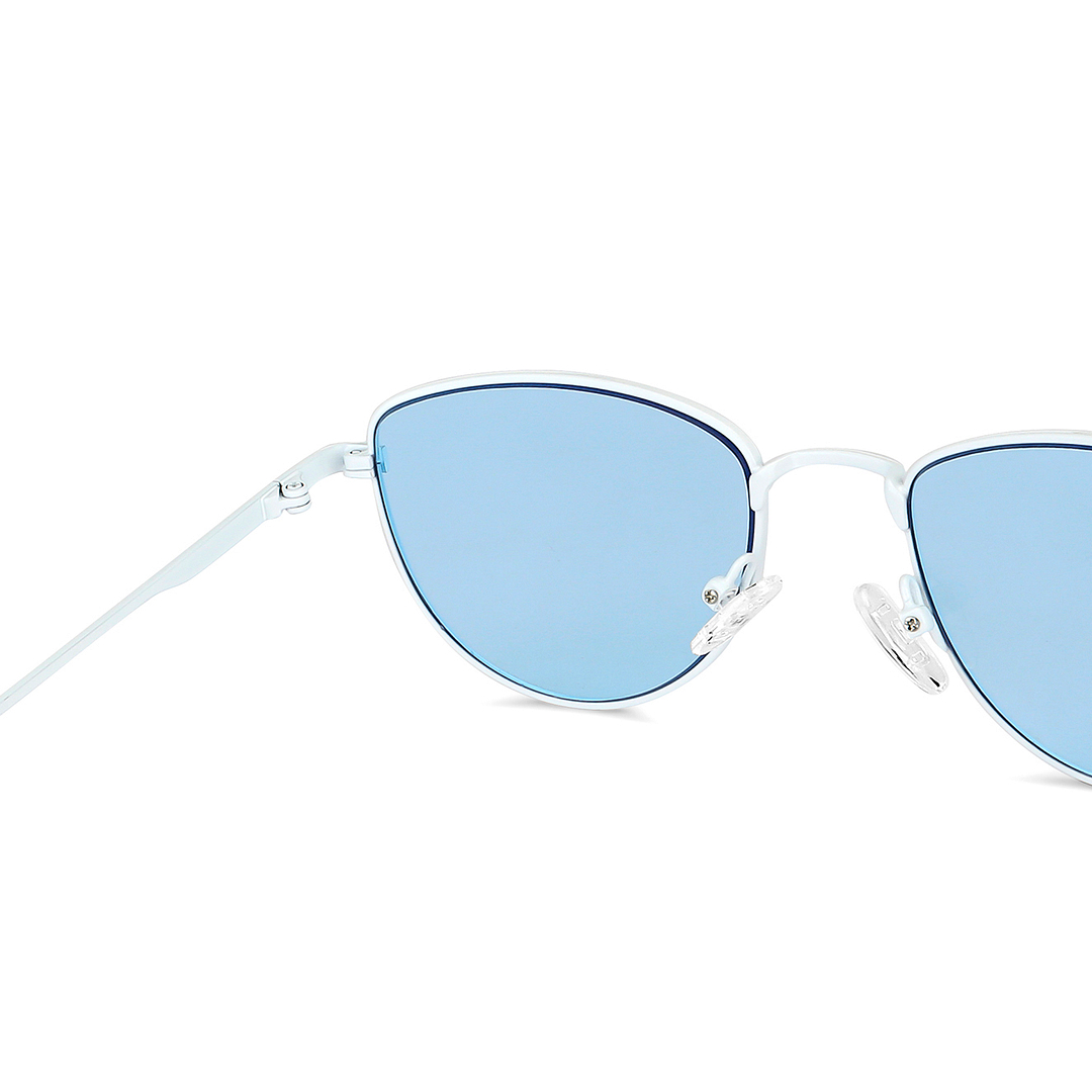 Vincent Chase Online White Full Rim Cat Eye right side