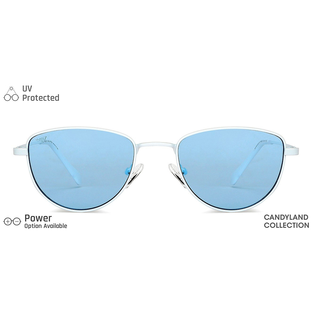 Vincent Chase Online White Full Rim Cat Eye left side