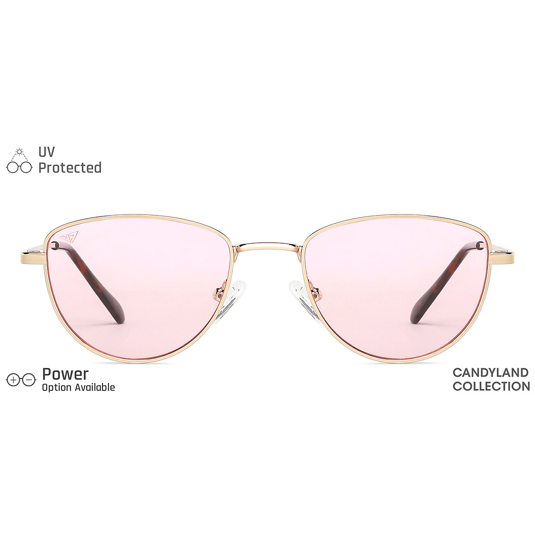 Vincent Chase Online Gold Full Rim Cat Eye left side