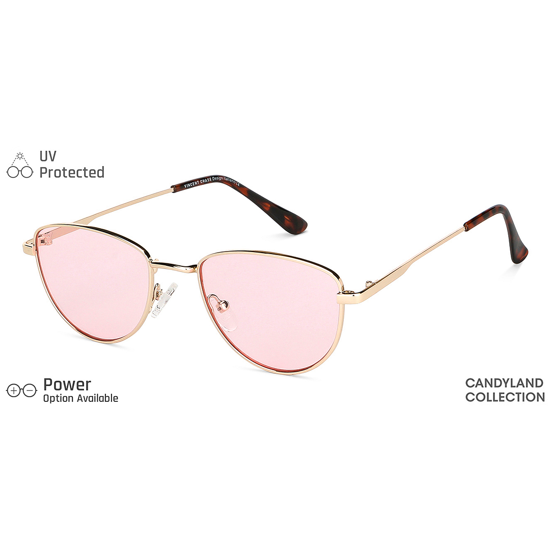 Vincent Chase Online Gold Full Rim Cat Eye right side
