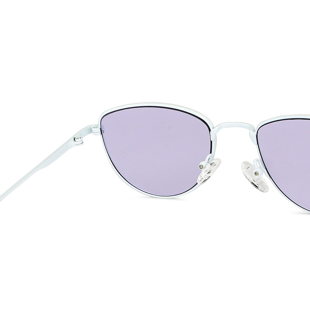 Vincent Chase Online White Full Rim Cat Eye right side