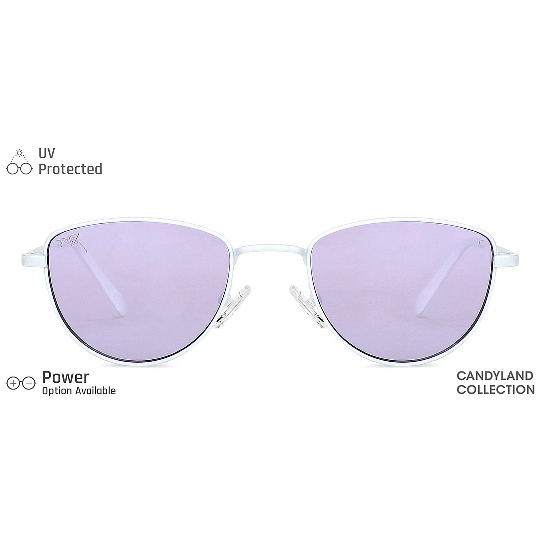 Vincent Chase Online White Full Rim Cat Eye left side