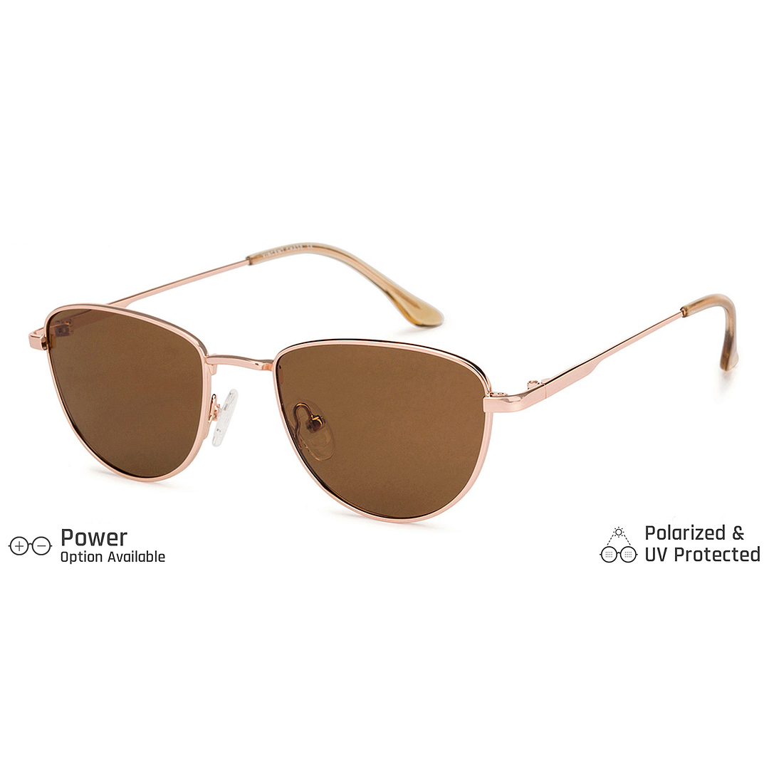 Vincent Chase Online Gold Full Rim Cat Eye right side