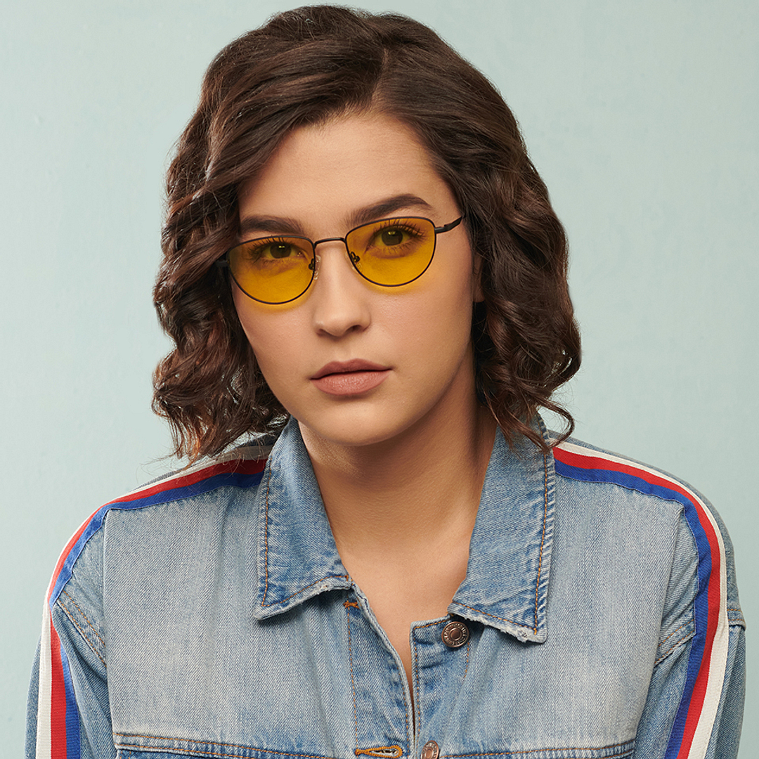 Vincent Chase Online Black Full Rim Cat Eye right side