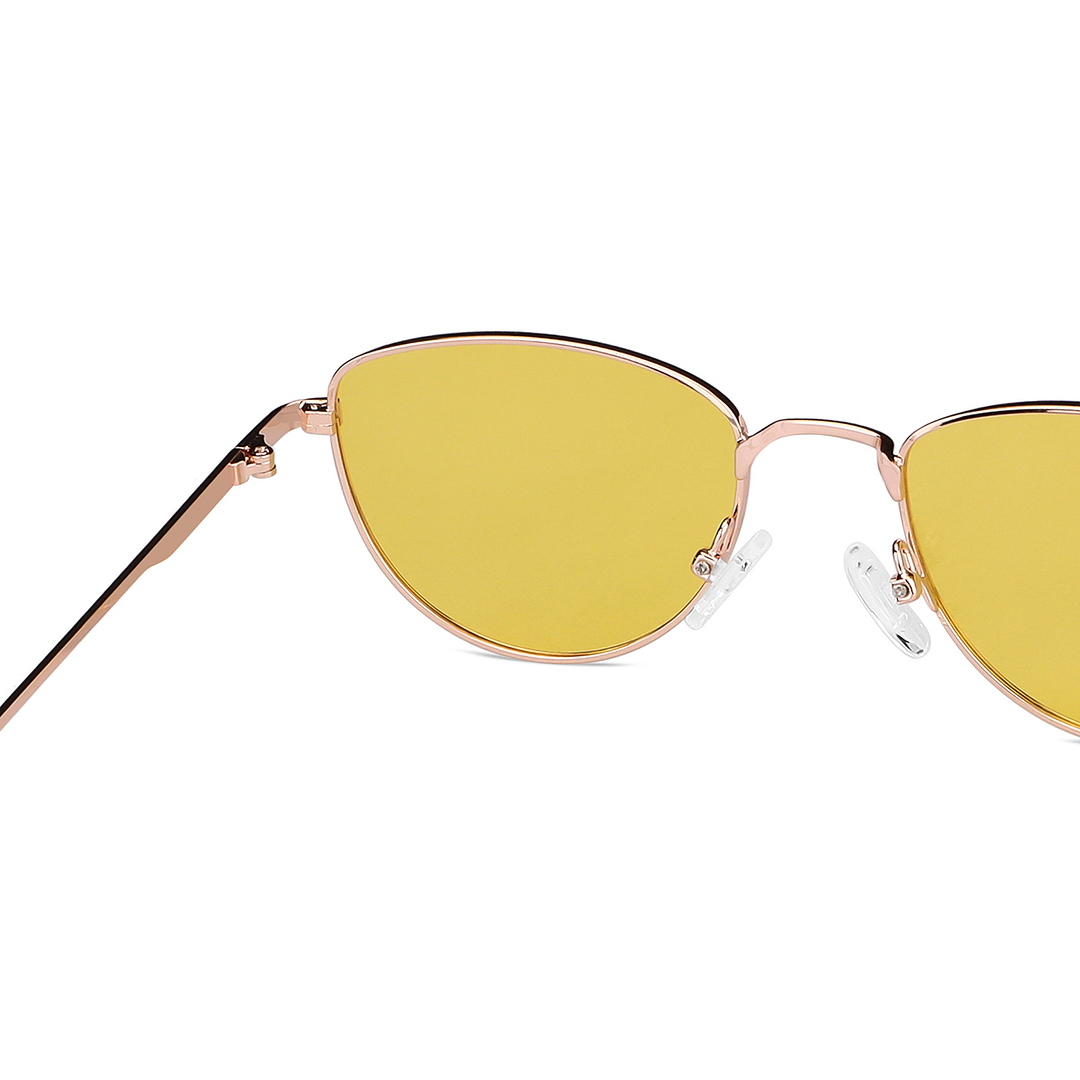 Vincent Chase Online Gold Full Rim Cat Eye right side