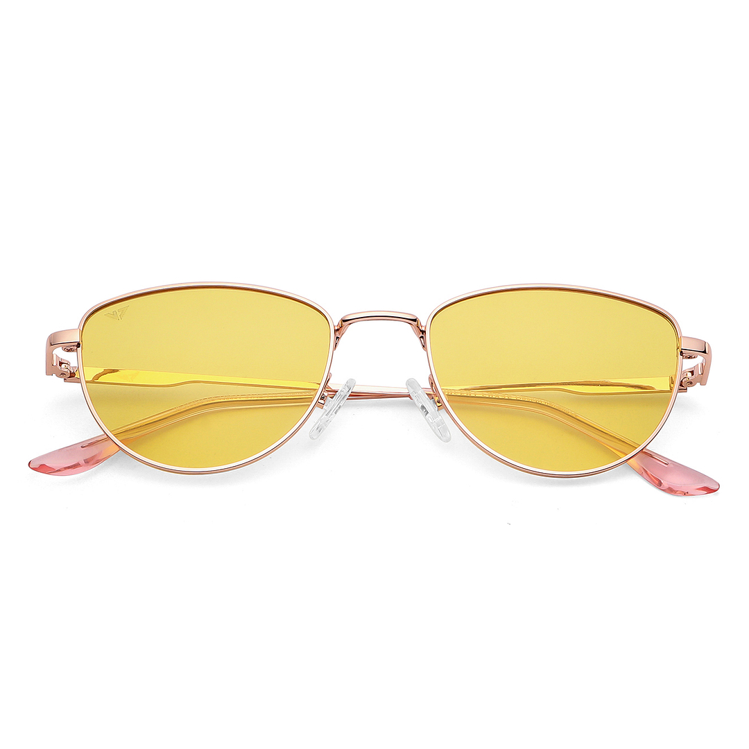 Vincent Chase Online Gold Full Rim Cat Eye left side