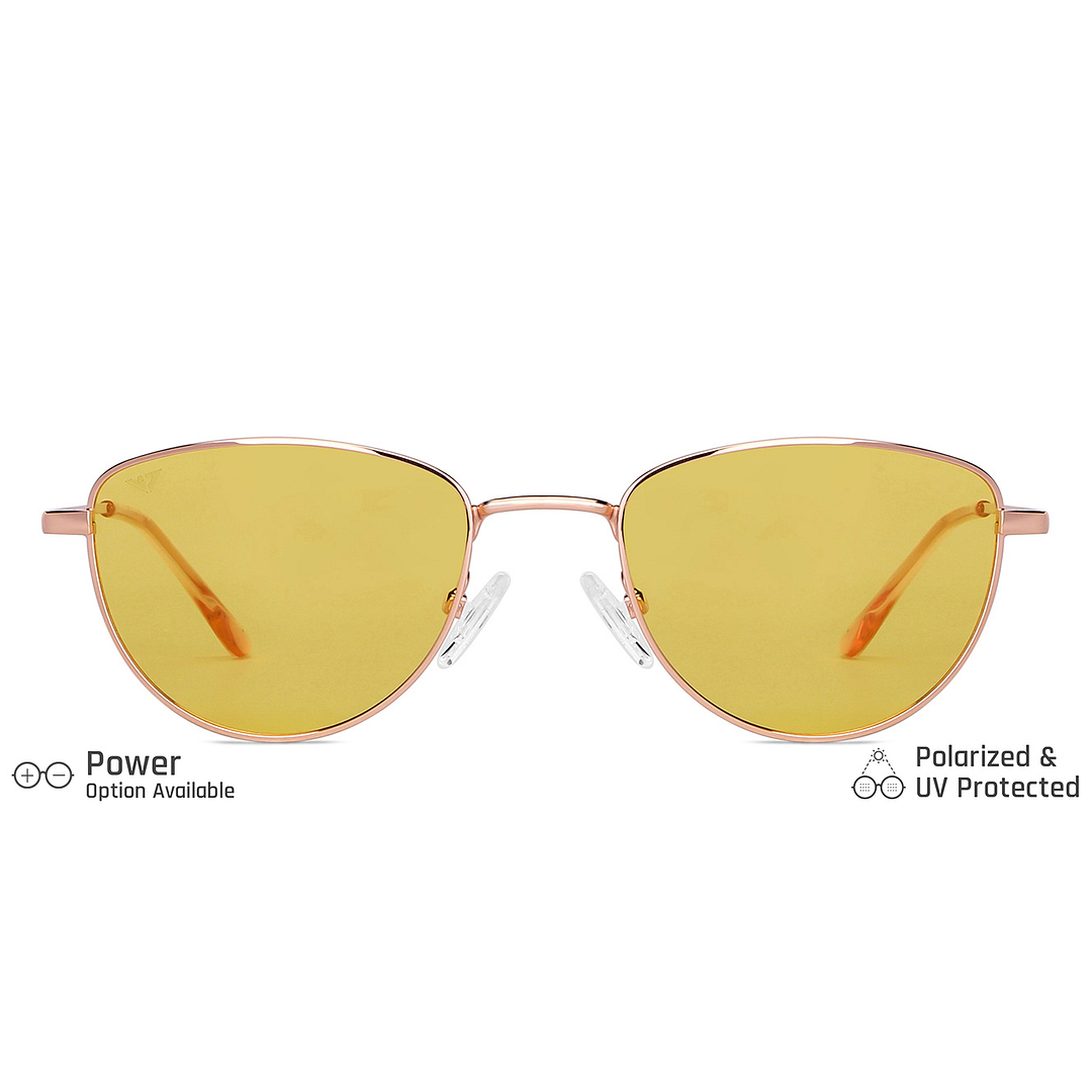 Vincent Chase Online Gold Full Rim Cat Eye left side