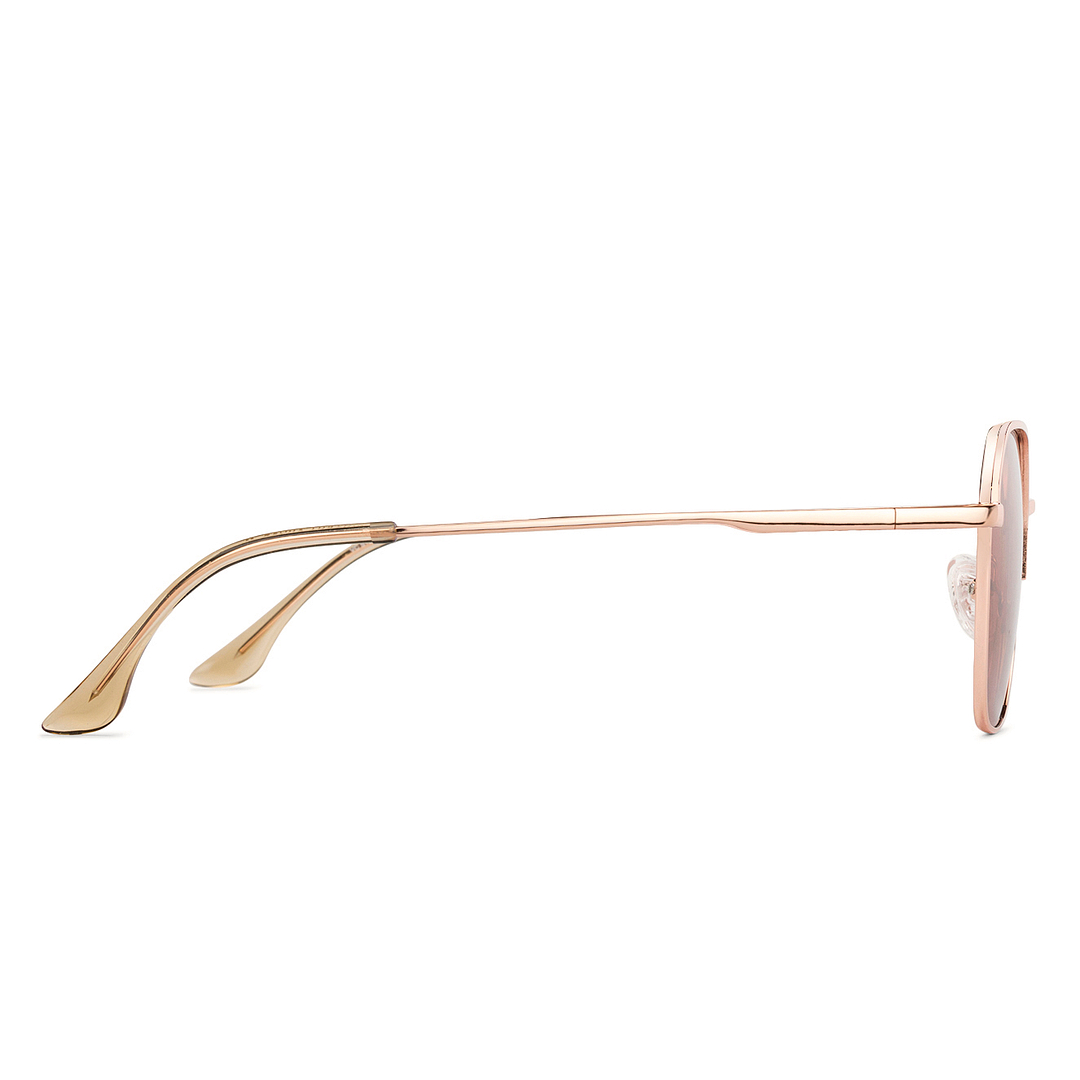 Vincent Chase Online Gold Full Rim Geometric right side