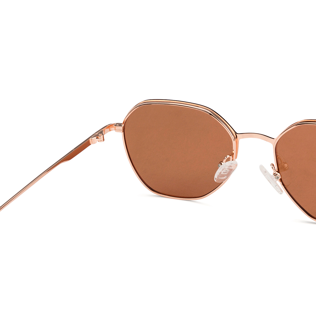 Vincent Chase Online Gold Full Rim Geometric left side