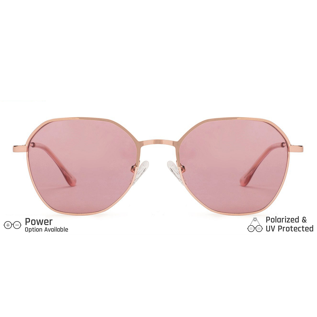 Vincent Chase Online Gold Full Rim Geometric left side