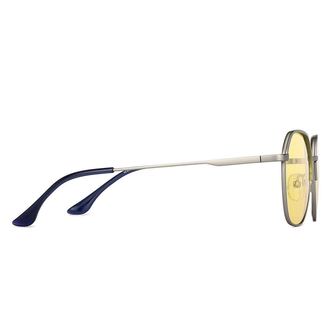 Vincent Chase Online Gunmetal Full Rim Geometric right side