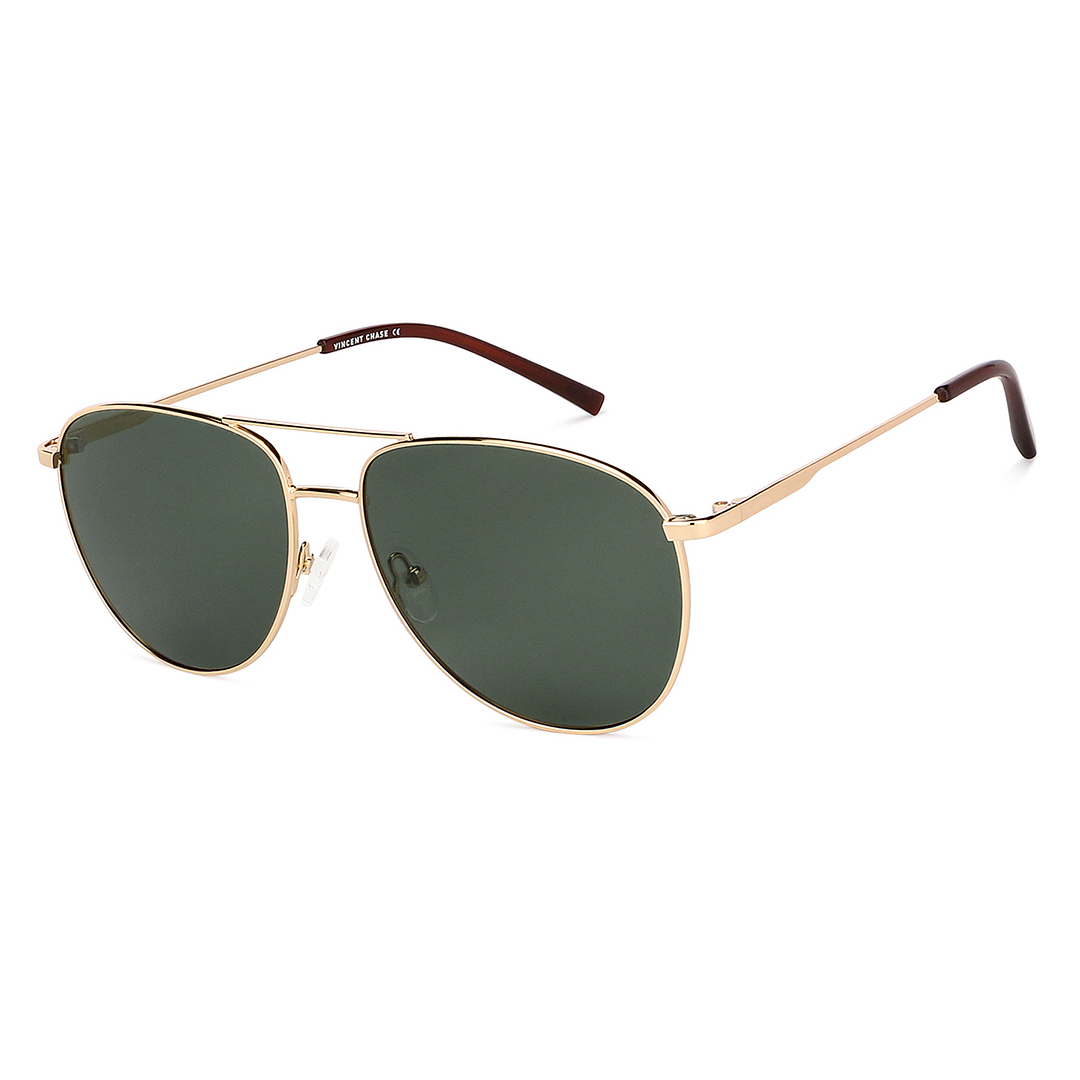 Vincent Chase Online Gold Full Rim Aviator right side