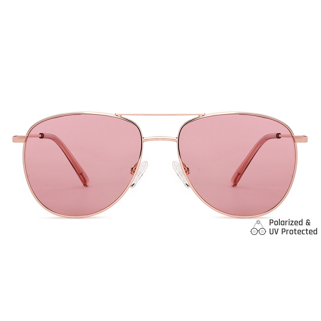 Vincent Chase Online Gold Full Rim Aviator left side