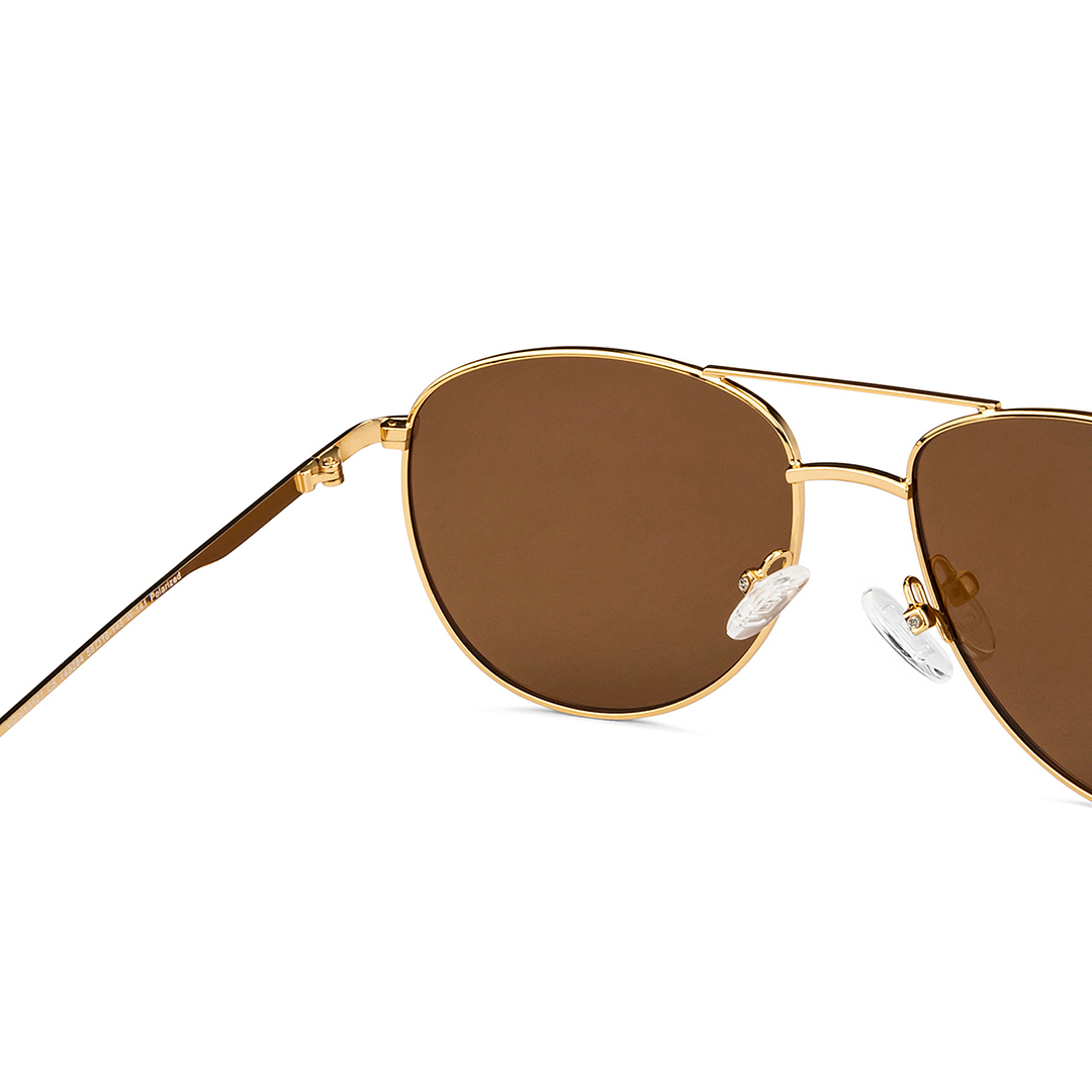 Vincent Chase Online Gold Full Rim Aviator right side