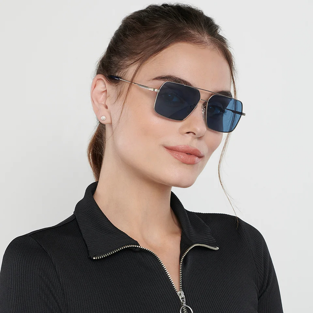 Vincent Chase Online Gunmetal Full Rim Rectangle right side