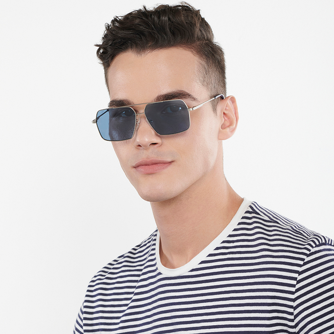 Vincent Chase Online Gunmetal Full Rim Rectangle right side