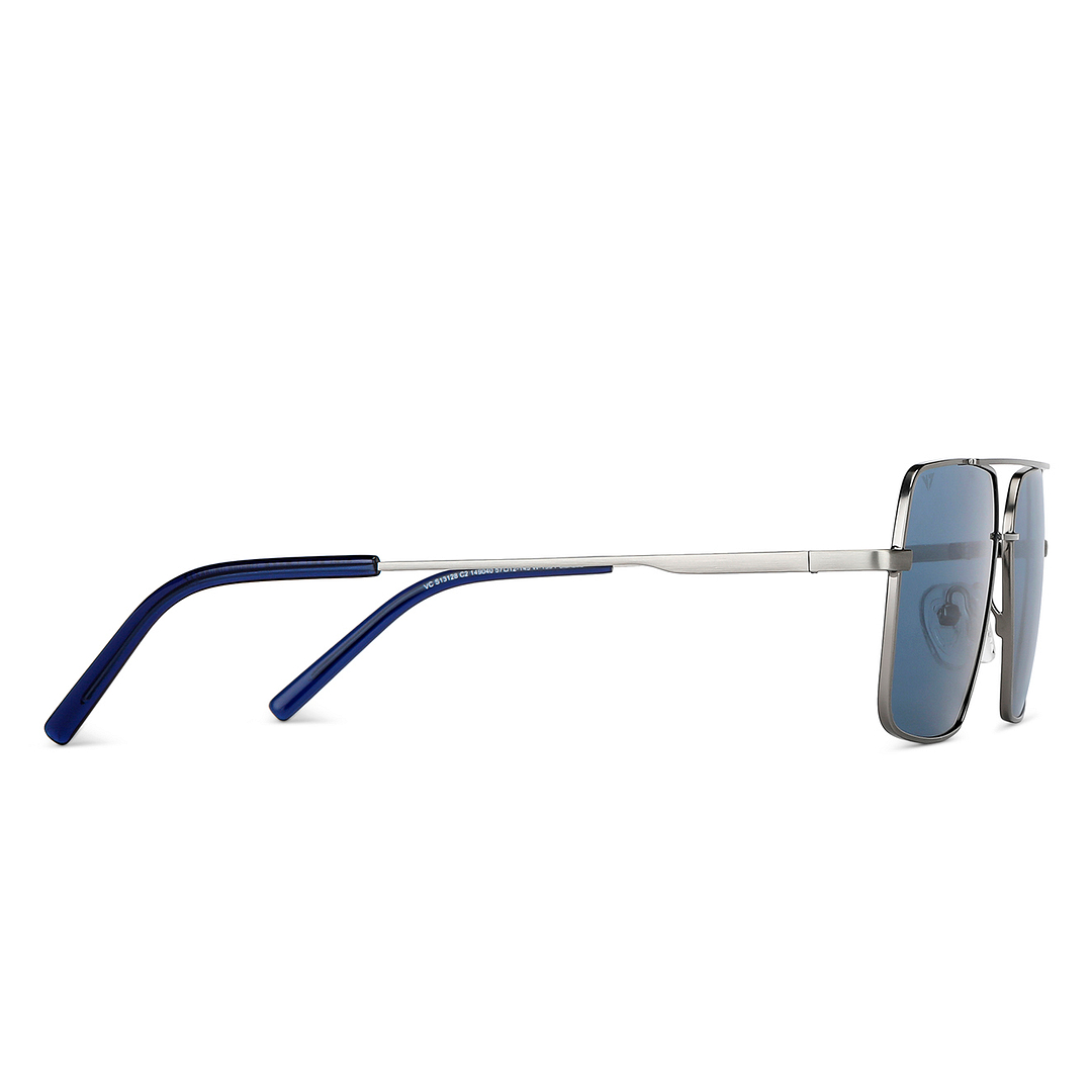 Vincent Chase Online Gunmetal Full Rim Rectangle left side