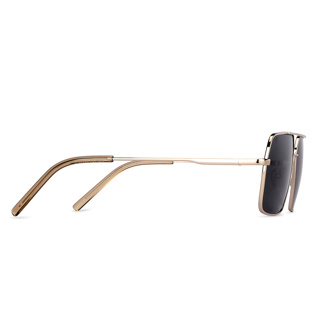 Vincent Chase Polarized Gold Full Rim Rectangle left side