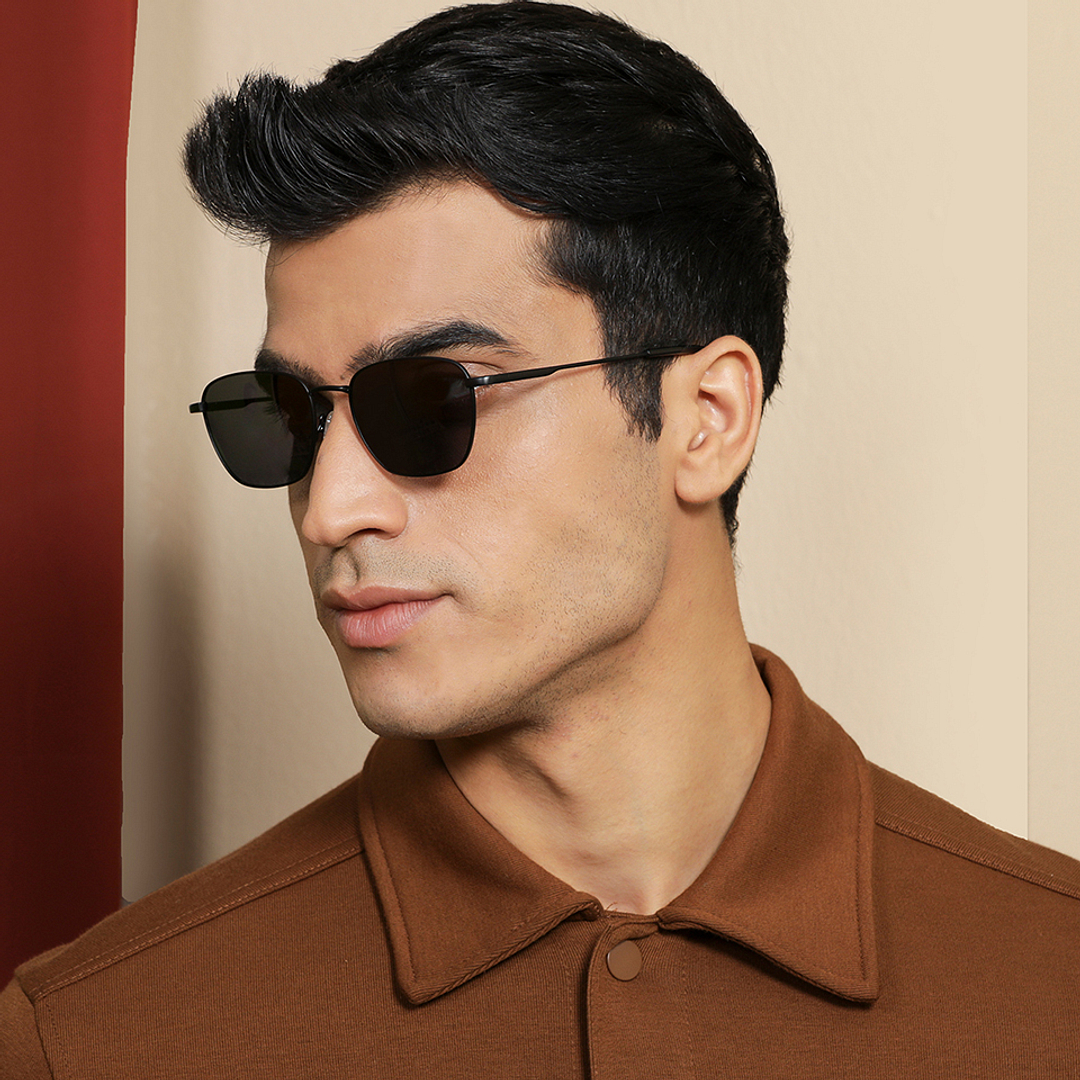 Vincent Chase Online Black Full Rim Rectangle left side