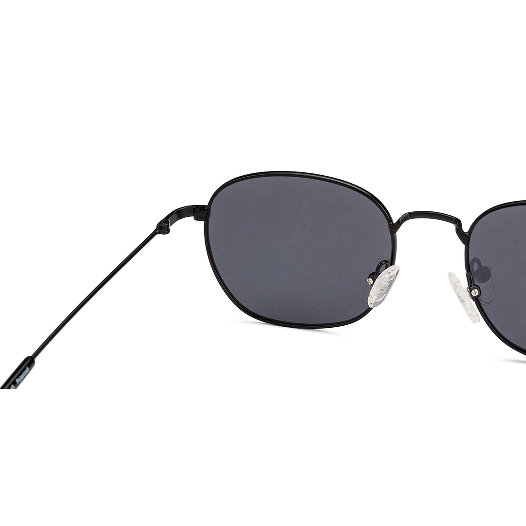 Vincent Chase Polarized Black Full Rim Round left side