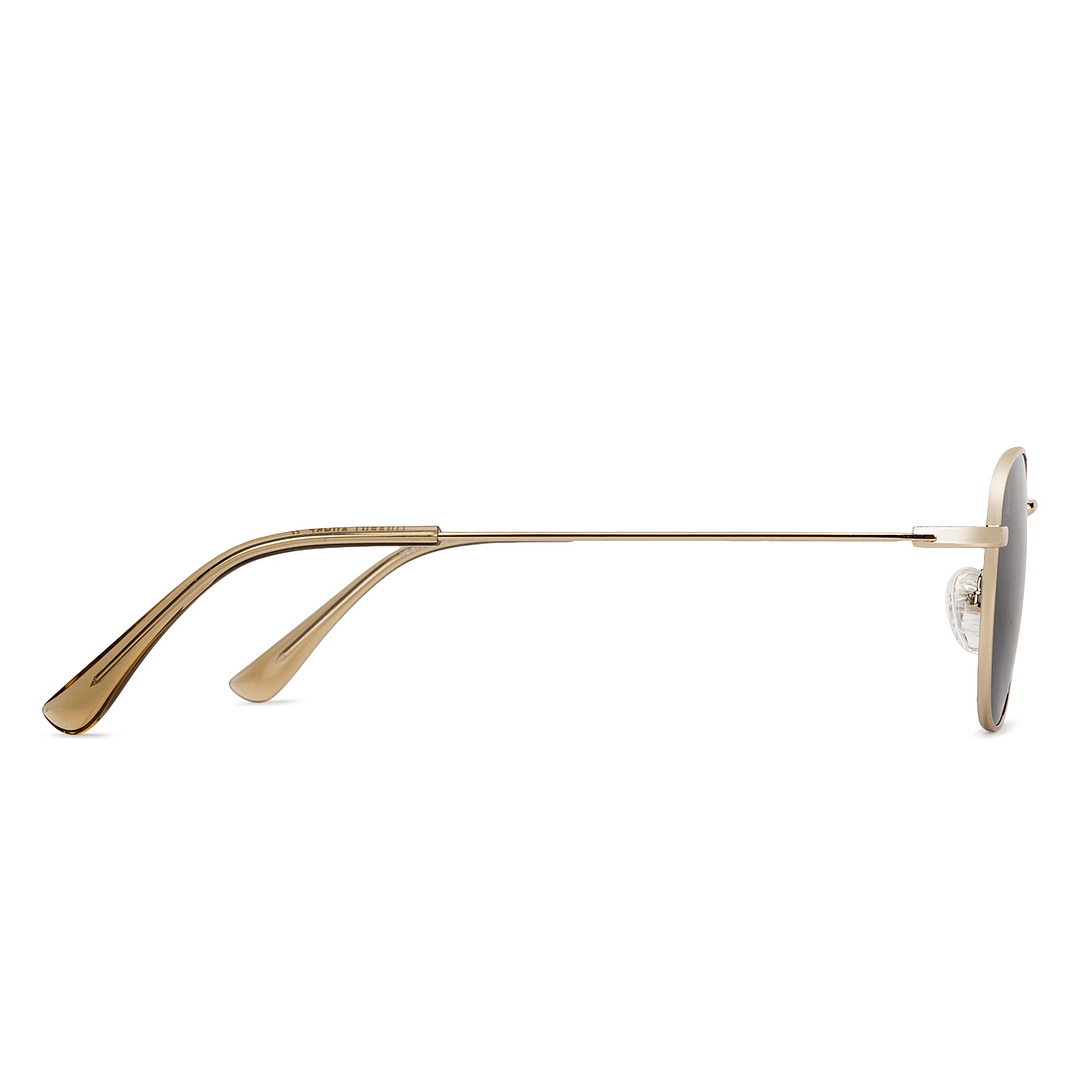 Vincent Chase Polarized Gold Full Rim Round right side