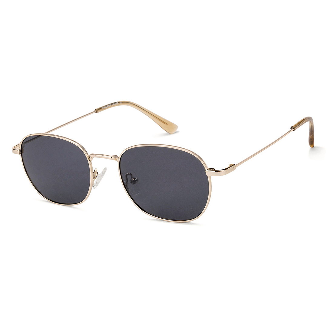 Vincent Chase Polarized Gold Full Rim Round left side